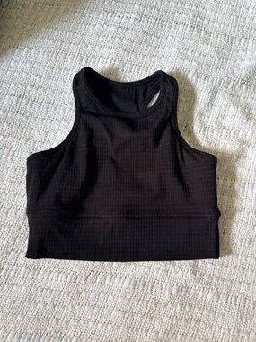 Black Women’s Racerback Cropped Tank Top